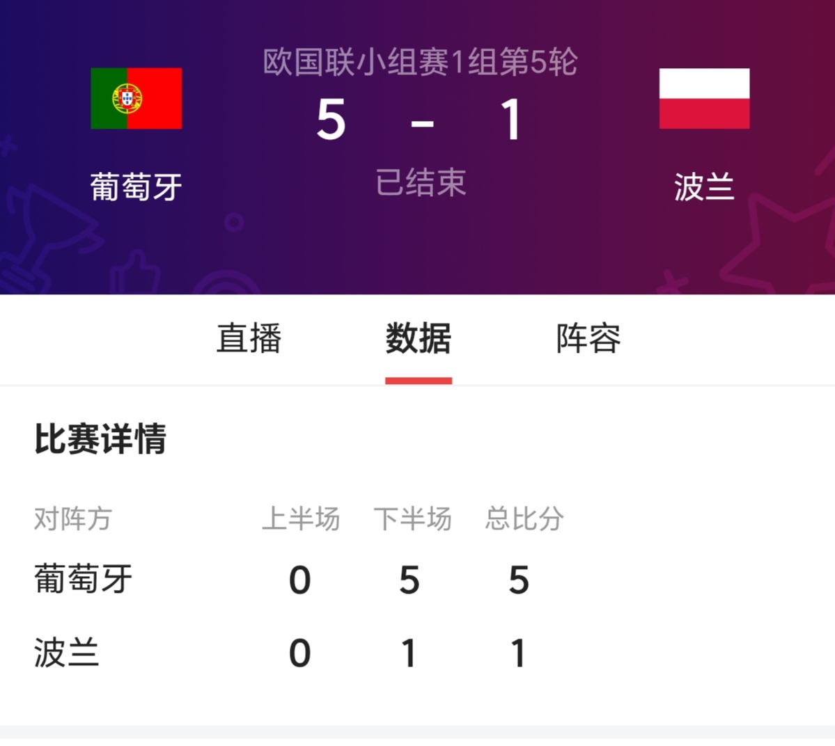 包含波兰主场击败英格兰，近九战不败的词条